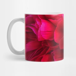 Giant Red Peony Flower Mug
